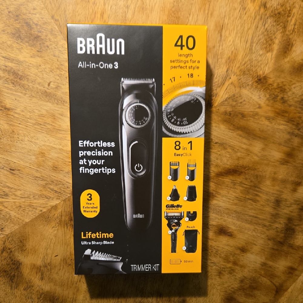 Braun All-In-One 3 Grooming Kit/Trimmer